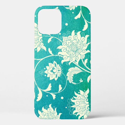 磁器中国のフローラ水彩 Case-Mate iPhoneケース (裏面)