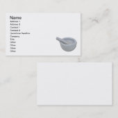 磁器乳鉢の台 名刺 (正面/裏面)