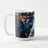 磁器宇宙飛行士テディ コーヒーマグカップ (左)