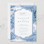 磁器 – インスパイア陶器模様ID1094 招待状 (正面)