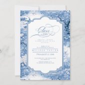磁器 – インスパイア陶器模様ID1098 招待状 (正面)