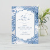 磁器 – インスパイア陶器模様ID1098 招待状 (スタンド正面)