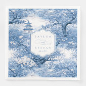 磁器 – インスパイアChinoiserie結婚の名前ID1094 (正面)