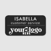 磁性小規模企業の従業員役職 名札 (正面)