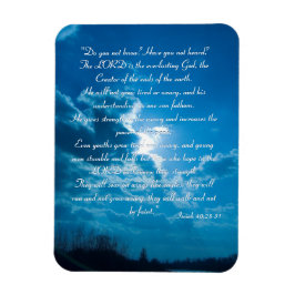 磁感動的石 – イザヤ40;28-31 マグネット