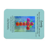 磁感動的石 マグネット (横)