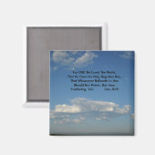 磁感動的石 マグネット (正面/裏面)