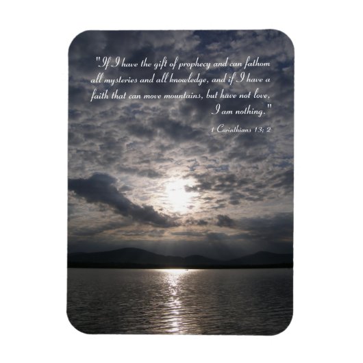 磁感動的石 – 1コリント13; 2 マグネット (縦)