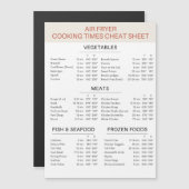 磁気エアフライヤーチートシート (正面/裏面)