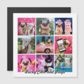 磁気エレガント写パーソナライズされた真カード (正面/裏面)