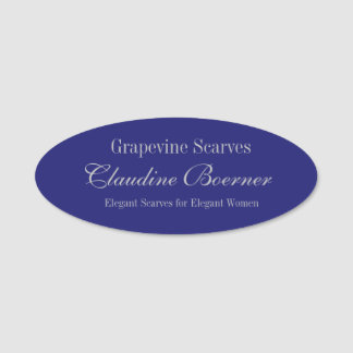 磁気カスタマイズ可能な楕円形の名札のバッジのCrafter 名札