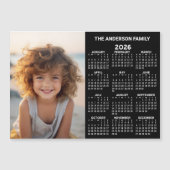 磁気カレンダー – 写真通年モダン表示 (正面)