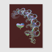 磁気カードのハート (正面)