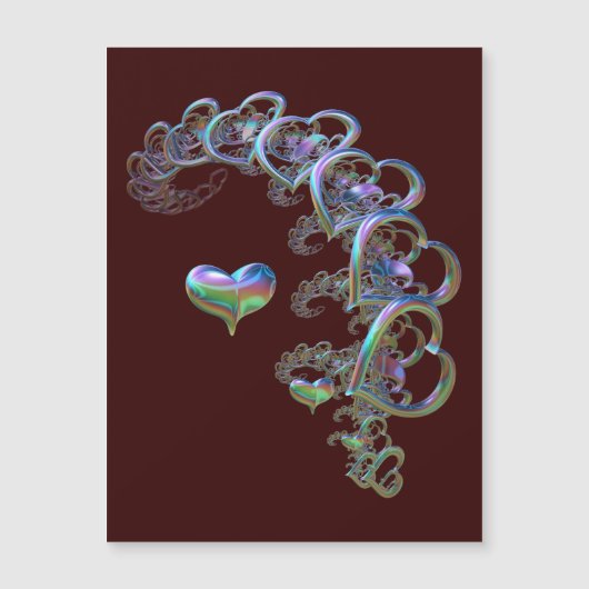 磁気カードのハート (正面)