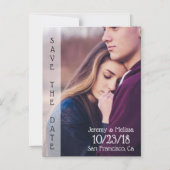 磁気カードの結婚保存 マグネット招待状 (正面)