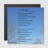 磁気カードを持ち上げる (正面/裏面)