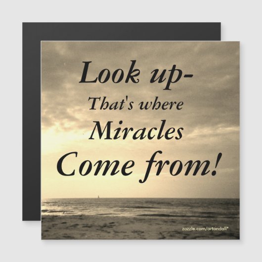 磁気カードを見上げる (正面/裏面)