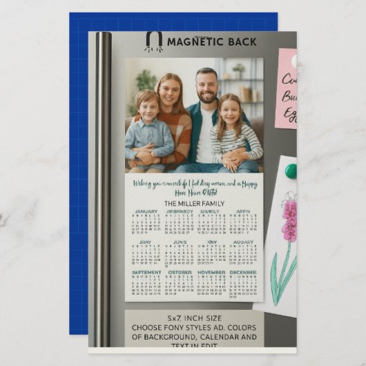 磁気カード 便箋 (正面/裏面)