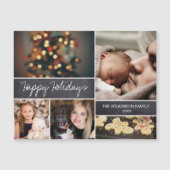 磁気クリスマスファミリーコラージュ写真の休日 (正面)