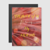 磁気グリーティングカードに感謝 (正面/裏面)