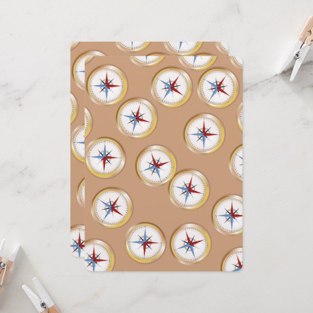 磁気コンパスパターン (正面/裏面インサイチュ)