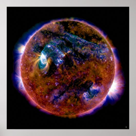 磁気スペクトル中の太陽 ポスター (正面)