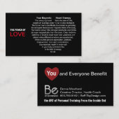 磁気ハートエネルギー 名刺 (正面/裏面)