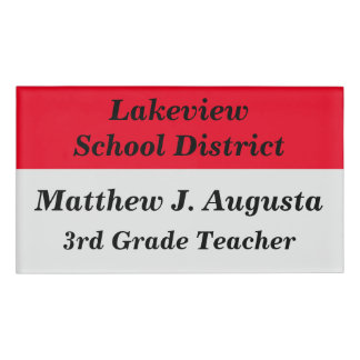 磁気バック付きネームパーソナライズされたタグ 名札