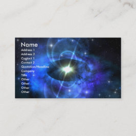 磁気パルス星型名刺 名刺