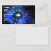 磁気パルス星型名刺 名刺 (正面/裏面)