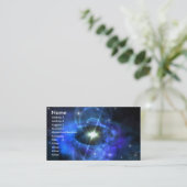 磁気パルス星型名刺 名刺 (スタンド正面)