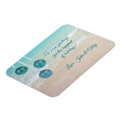 磁気ビーチクリスマスウォームグリーティング マグネット (左側)