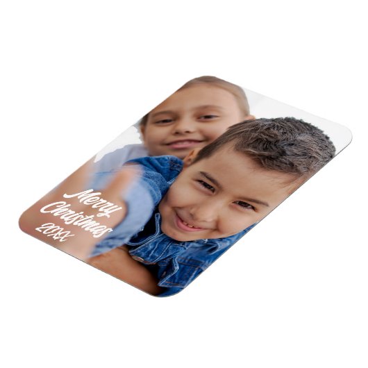 磁気ファミリフォトフレーム |クリスマスフォト マグネット (左側)