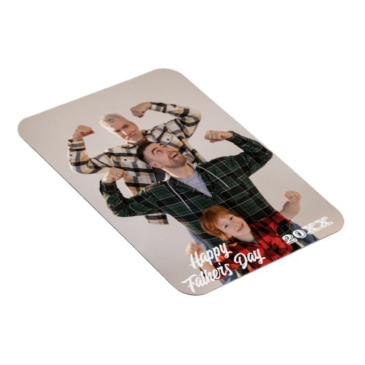 磁気ファミリフォトフレーム |父の日の写真 マグネット (右側)