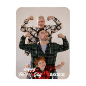 磁気ファミリフォトフレーム |父の日の写真 マグネット (縦)