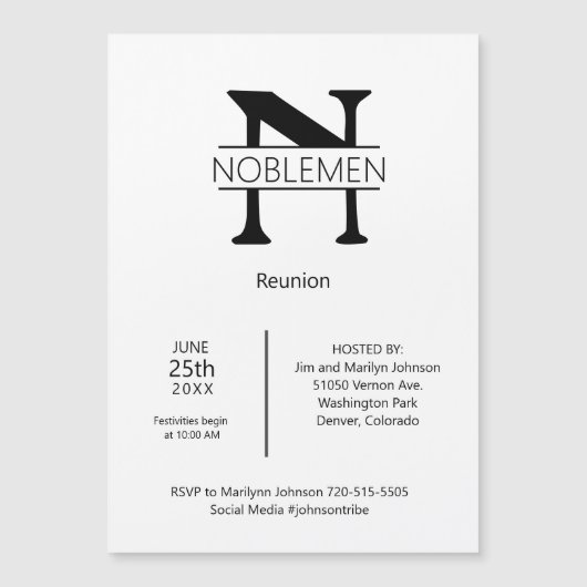 磁気ファミリー懇親会モノグラミニマルム (正面)