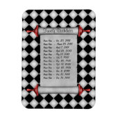 磁気ファミリ誕生日リマインダカスタマイズー –  マグネット (縦)