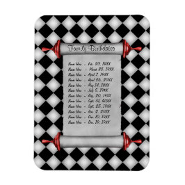 磁気ファミリ誕生日リマインダカスタマイズー –  マグネット