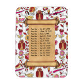 磁気ファミリ誕生日リマインダカスタマイズー –  マグネット (縦)