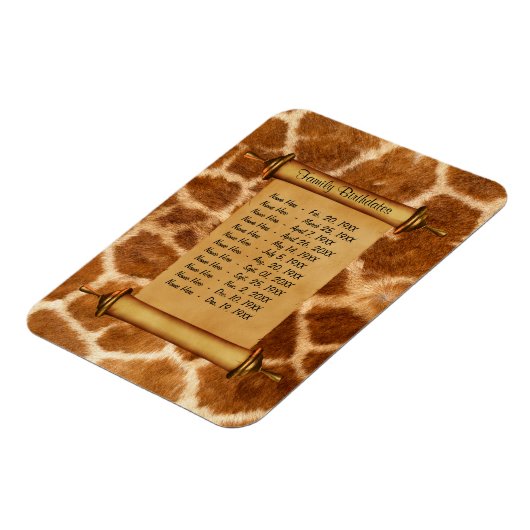 磁気ファミリ誕生日リマインダカスタマイズー –  マグネット (左側)