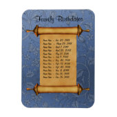 磁気ファミリ誕生日リマインダカスタマイズー –  マグネット (縦)