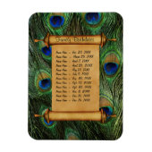 磁気ファミリ誕生日リマインダカスタマイズー –  マグネット (縦)