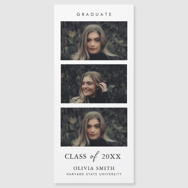 磁気フォトストリップ卒業パーティー発表 (正面)