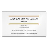 磁気モダンカード マグネット名刺 (正面)