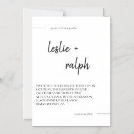 磁気モダンカード マグネット招待状