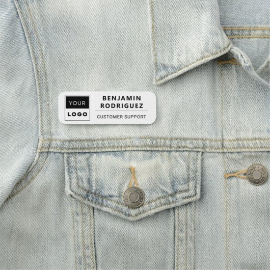 磁気ロゴ従業員名タグ 名札 (インサイチュ)