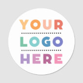 磁気会社のロゴ 名札 (正面)