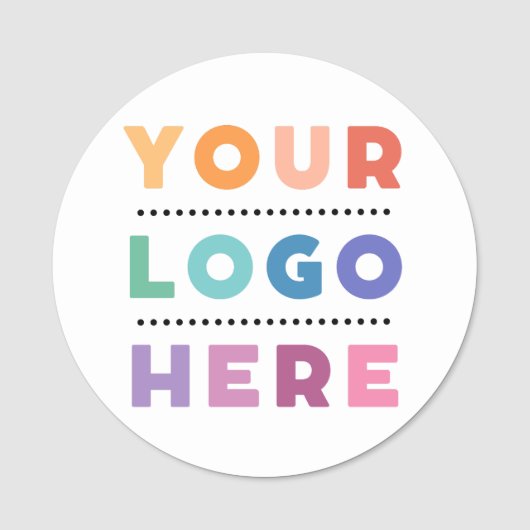 磁気会社のロゴ 名札 (正面)