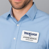 磁気会社名タグ – 従業員カスタムバッジ 名札