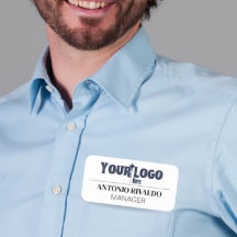 磁気会社名タグ – 従業員カスタムバッジ